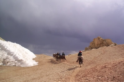 Cruce de la Cordillera de Los Andes Cabalgata Sanmartiniana