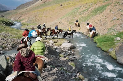 Cruce de la Cordillera de Los Andes Cabalgata Sanmartiniana