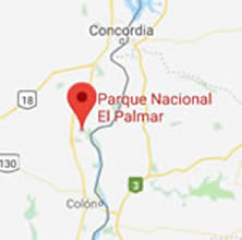 Ubicacion del Parque Nacional El Palmar