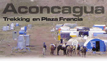 Trekking en Plaza Francia. Aconcagua - Mendoza